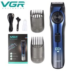 Profesionali įkraunama plaukų kirpimo mašinėlė Vgr V-080 kaina ir informacija | Plaukų kirpimo mašinėlės | pigu.lt