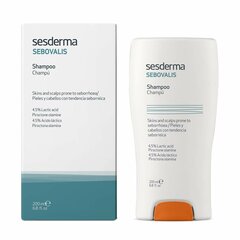 Шампунь Sesderma Sebovalis, 200 мл цена и информация | Шампуни | pigu.lt