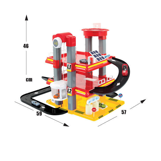 Trijų aukštų garažas Mochtoys, 11926 цена и информация | Žaislai berniukams | pigu.lt