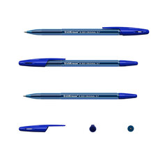 Ручка шариковая ErichKrause® R-301 Original Stick 0.7, цвет чернил синий (в тубусе по 60 шт.) цена и информация | Письменные принадлежности | pigu.lt