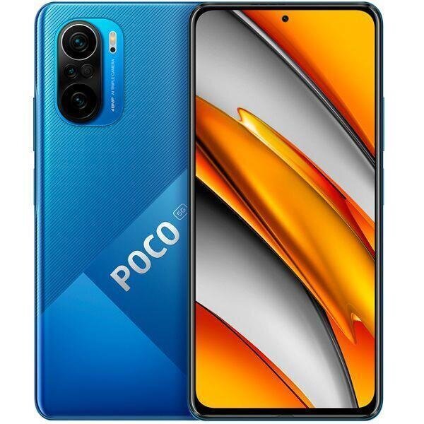 Poco F3 5G, 256GB, Dual SIM, Blue цена и информация | Mobilieji telefonai | pigu.lt