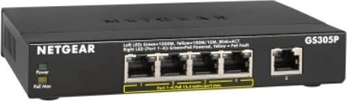 Komutatorius Netgear GS305P-200PES цена и информация | Komutatoriai (Switch) | pigu.lt