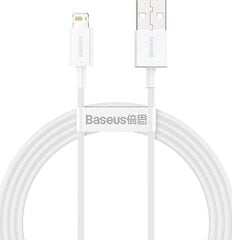 Телефонный кабель Baseus Lightning - USB тип A CALYS-B02, 1,5м цена и информация | Кабели для телефонов | pigu.lt