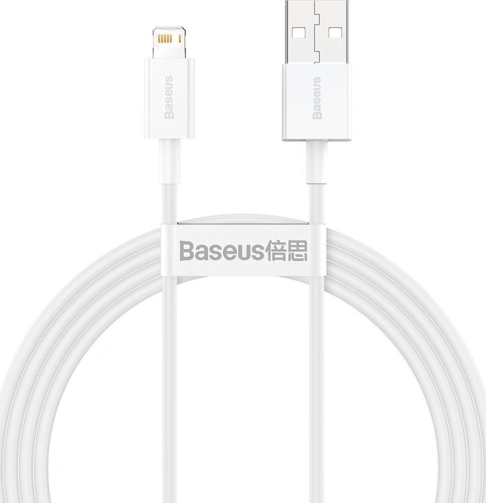 Telefono laidas Baseus Lightning - USB Type A CALYS-B02, 1.5m kaina ir informacija | Laidai telefonams | pigu.lt