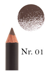 Antakių pieštukas Boho, tamsiai ruda spalva Nr. 01, 1.04 g kaina ir informacija | Antakių dažai, pieštukai | pigu.lt