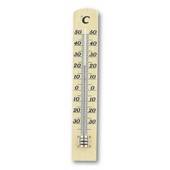 Деревянный внутренний термометр TFA 12-1003-05 цена и информация | Метеорологические станции, термометры | pigu.lt