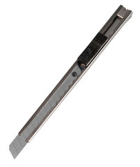 Нож канцелярский с автоматической фиксацией лезвия ErichKrause Ferro, 9мм (в пакете по 1 шт.) цена и информация | Канцелярские товары | pigu.lt