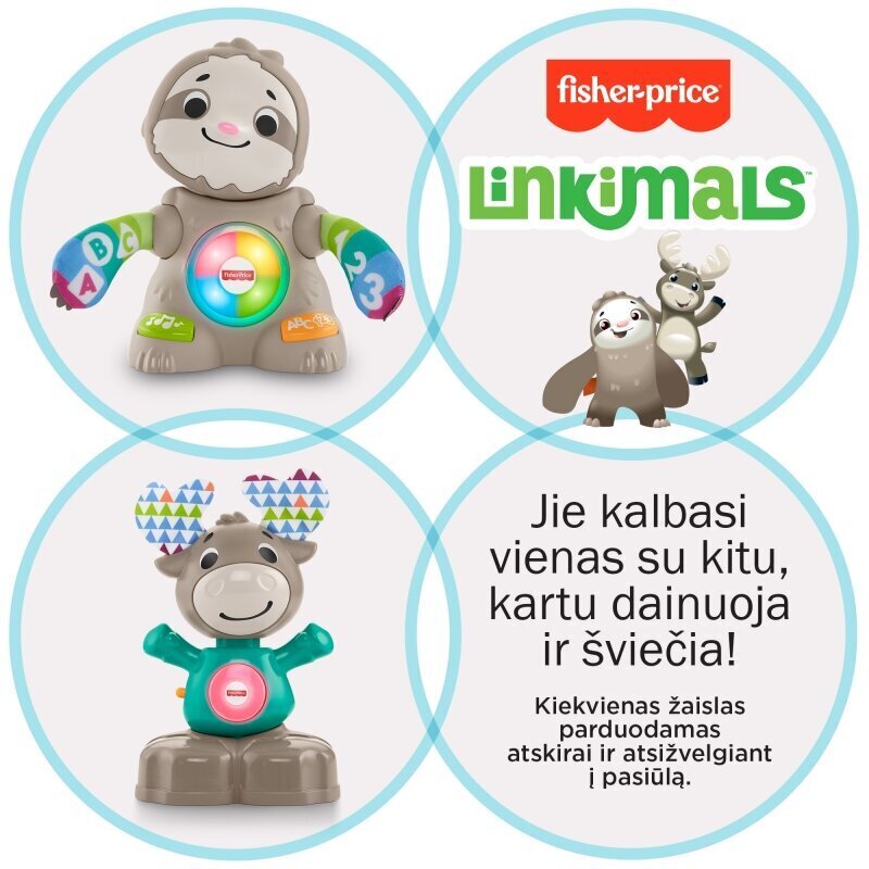 Lietuviškai kalbantis muzikinis-interaktyvus Tinginukas Fisher-Price kaina  | pigu.lt