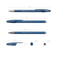 Ручка гелевая сo стираемыми чернилами ErichKrause®, R-301 Magic Gel, 0,5 мм, синий, 1 шт цена и информация | Письменные принадлежности | pigu.lt
