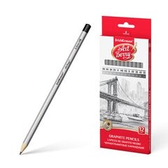Grafitinių pieštukų rinkinys ArtBerry, ErichKrause, kartoninėje dėžutėje, 5H-5B, 12 pieštukų kaina ir informacija | Rašymo priemonės | pigu.lt