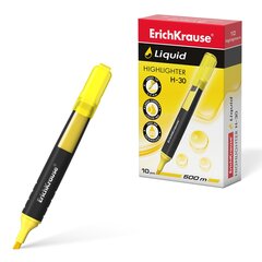 Teksto žymeklis Liquid H-30, ErichKrause, 1.0-3.0mm, geltonos sp. kaina ir informacija | Kanceliarinės prekės | pigu.lt