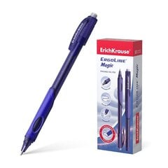 Стираемая гелевая ручка ERGOLINE MAGIC, ErichKrause, толщина 0,5мм, синяя сп. цена и информация | Письменные принадлежности | pigu.lt