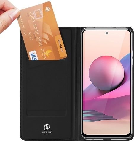 Dėklas Dux Ducis skirtas Xiaomi Redmi Note 10/10S, juoda kaina ir informacija | Telefono dėklai | pigu.lt