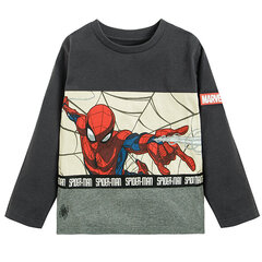 Cool Club marškinėliai ilgomis rankovėmis berniukams Žmogus-voras (Spider-man), LCB2311335 kaina ir informacija | Marškinėliai berniukams | pigu.lt