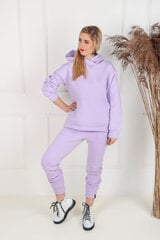 Medvilninis laisvalaikio Oversize kostiumėlis, violetinis kaina ir informacija | Kostiumėliai moterims | pigu.lt
