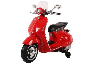 Elektrinis motoroleris vaikams Vespa GTS 300, raudonas kaina ir informacija | Elektromobiliai vaikams | pigu.lt