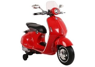 Elektrinis motoroleris vaikams Vespa GTS 300, raudonas kaina ir informacija | Elektromobiliai vaikams | pigu.lt