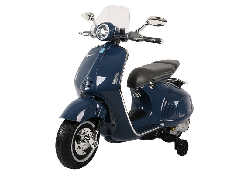 Elektrinis motoroleris vaikams Vespa GTS 300, mėlynas kaina ir informacija | Elektromobiliai vaikams | pigu.lt