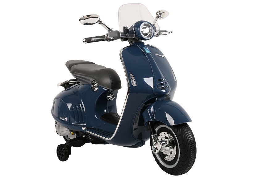 Elektrinis motoroleris vaikams Vespa GTS 300, mėlynas kaina ir informacija | Elektromobiliai vaikams | pigu.lt