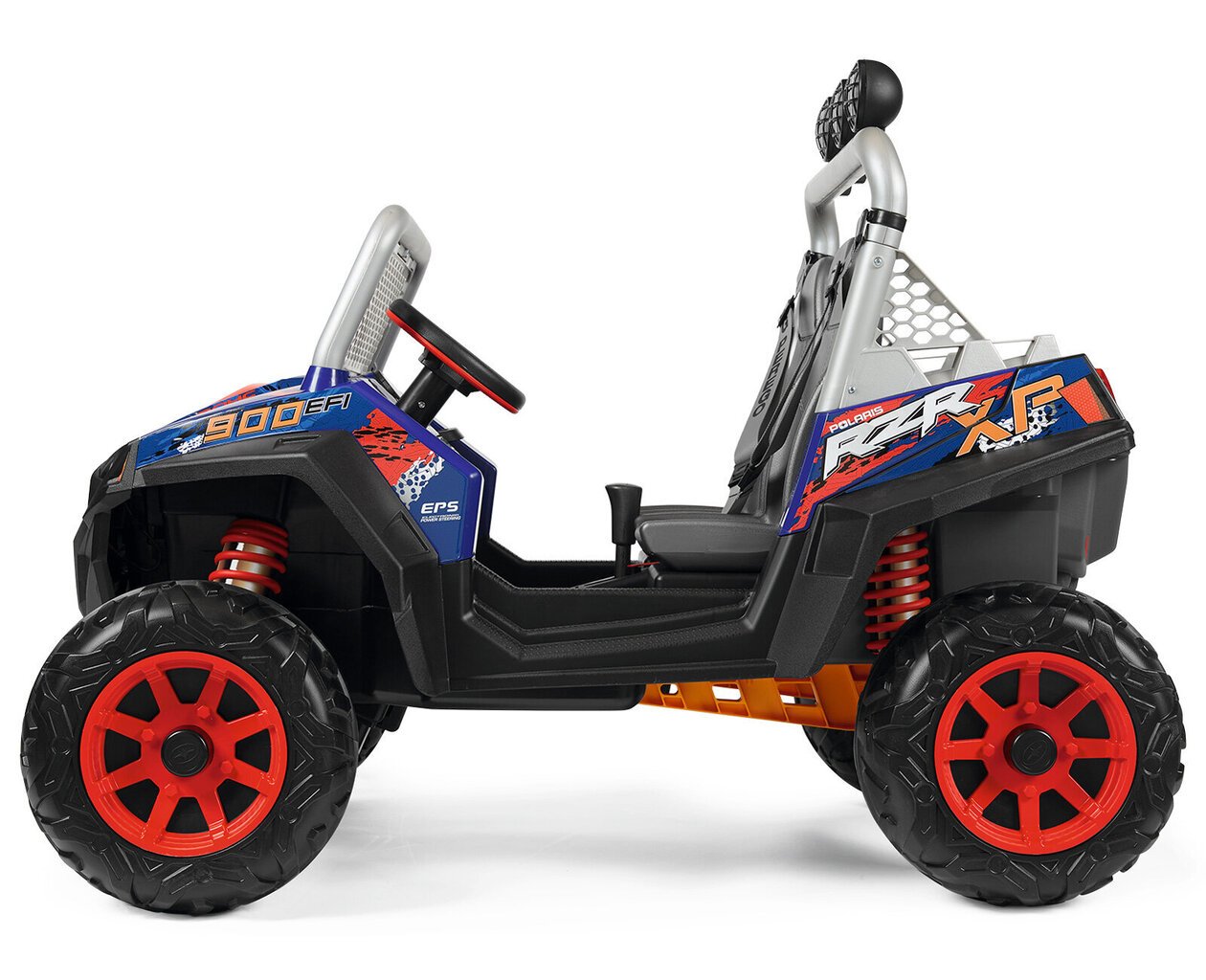 Dvivietis vaikiškas elektrinis visureigis Peg Perego Polaris RZR 900 XP 24V, mėlynas цена и информация | Elektromobiliai vaikams | pigu.lt