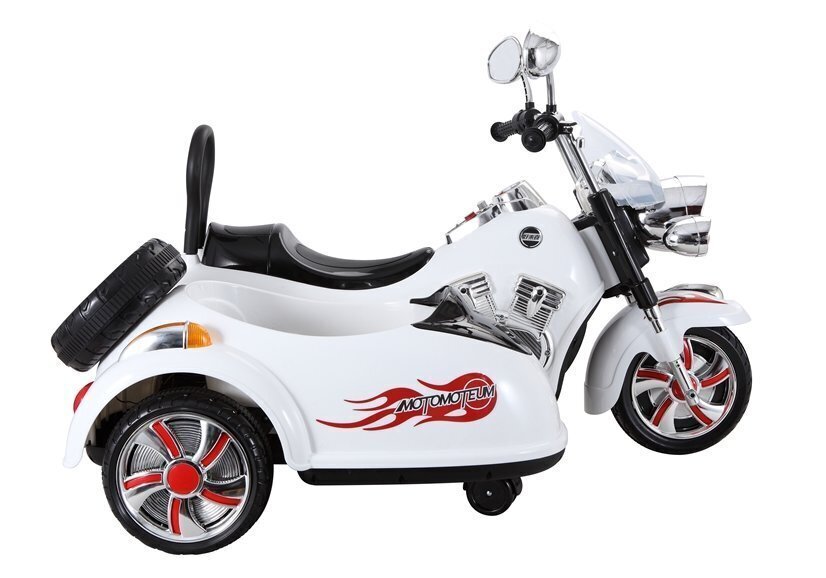 Elektrinis motociklas su lopšiu SX138, baltas kaina ir informacija | Elektromobiliai vaikams | pigu.lt