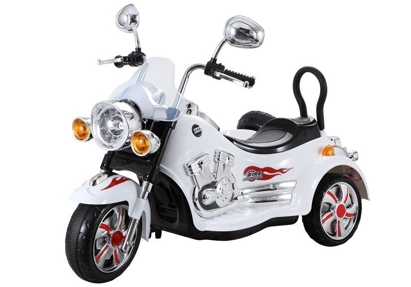 Elektrinis motociklas su lopšiu SX138, baltas kaina ir informacija | Elektromobiliai vaikams | pigu.lt