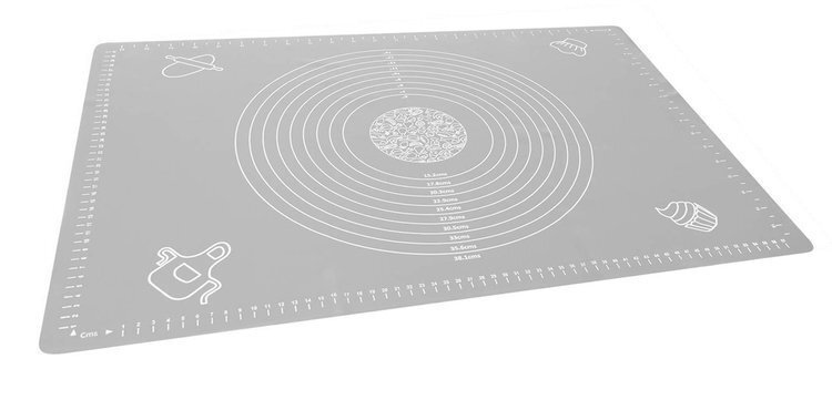 Neslystantis silikoninis kilimėlis, 64x45 cm kaina ir informacija | Kepimo indai, popierius, formos | pigu.lt
