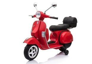Электрический детский мотоцикл Vespa, красный цена и информация | Электромобили для детей | pigu.lt