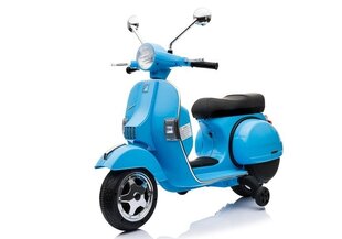 Elektrinis motoroleris vaikams Vespa, mėlynas kaina ir informacija | Elektromobiliai vaikams | pigu.lt