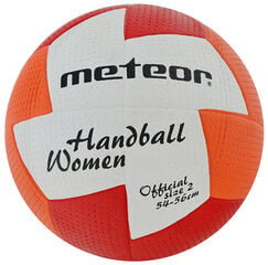 Мяч для гандбола Meteor Nu Age Damska 2 4068, оранжевый цена и информация | Rankinis | pigu.lt