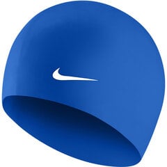 Плавательная шапочка Nike Os Solid, синяя цена и информация | Шапочки для плавания | pigu.lt