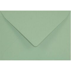 Конверты B6, зелёные Matcha Green матовые, 10шт. цена и информация | Конверты, открытки | pigu.lt
