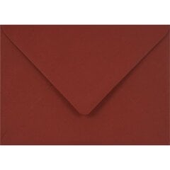 Конверты B6, бордовый Cherry матовый цвет, 10шт цена и информация | Конверты, открытки | pigu.lt