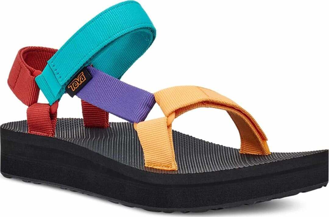 Basutės moterims Teva Midform Universal Women's Bright Retro Multi, įvairių spalvų цена и информация | Basutės moterims | pigu.lt