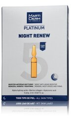 Atkuriamosios naktinės veido ampulės Martiderm Night Renew, 5 vnt. цена и информация | Сыворотки для лица, масла | pigu.lt