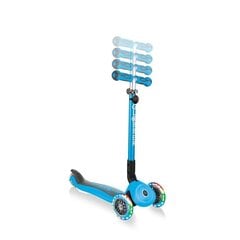 Triratis paspirtukas Globber Go-Up Deluxe Lights, žydras, 646-101 kaina ir informacija | Globber Sportas, laisvalaikis, turizmas | pigu.lt