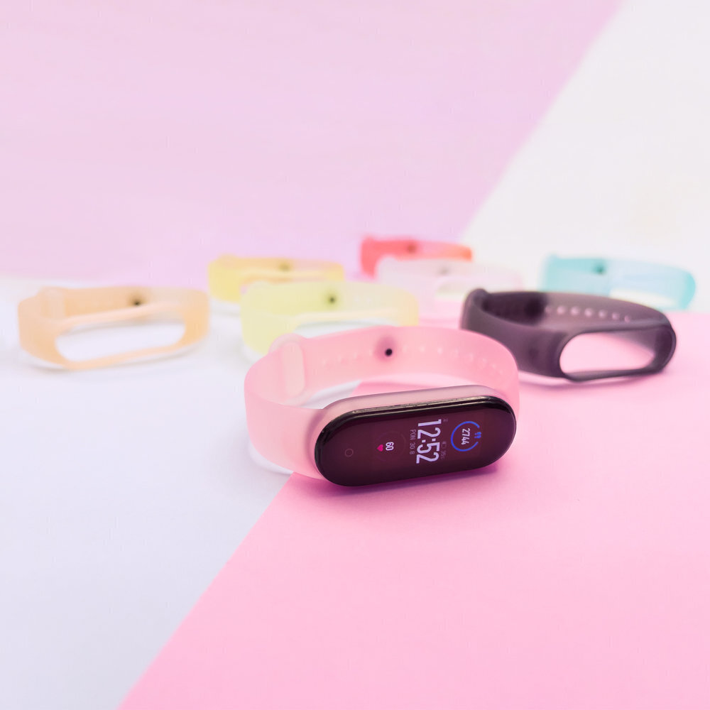 Xiaomi Mi Band Yellow цена и информация | Išmaniųjų laikrodžių ir apyrankių priedai | pigu.lt