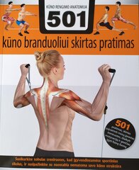 501 kūno branduoliui skirtas pratimas. Kūno rengimo anatomija цена и информация | Книги о питании и здоровом образе жизни | pigu.lt