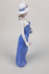 Фарфоровая статуэтка «Девушка», ~29x10 см цена и информация | Детали интерьера | pigu.lt