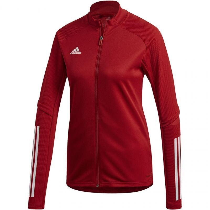 Sportinis džemperis moterims Adidas Condivo 20 W FS7107, raudonas цена и информация | Sportinė apranga moterims | pigu.lt