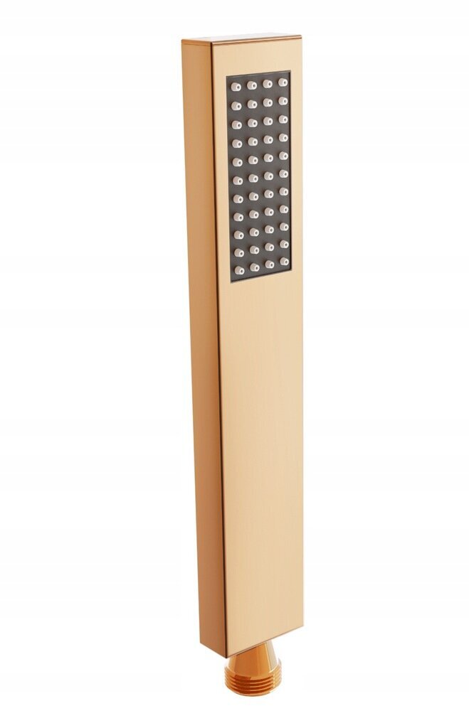 Potinkinis dušo komplektas su termostatu Mexen Cube 6in1, 30x30 cm, Rose Gold kaina ir informacija | Dušo komplektai ir panelės | pigu.lt
