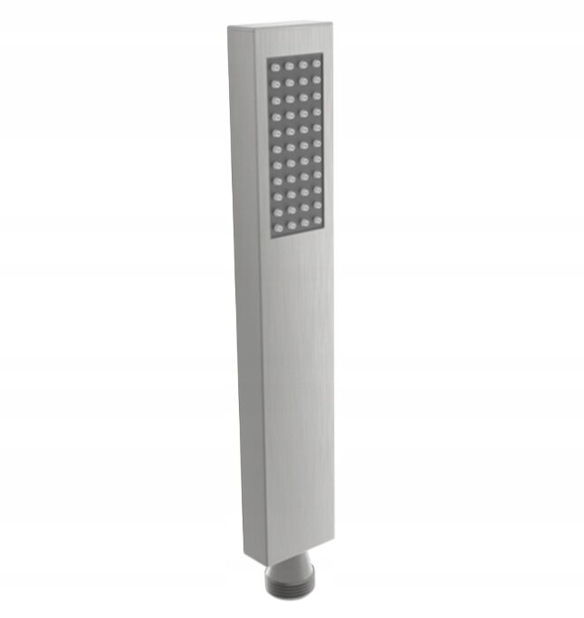 Potinkinis dušo ir vonios komplektas su termostatu Mexen Cube 7in1, 30x30 cm, Graphite цена и информация | Dušo komplektai ir panelės | pigu.lt