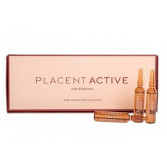 Plaukų augimo serumas Placent Activ Milano Hair Care Vials, 12x6 ml kaina ir informacija | Priemonės plaukų stiprinimui | pigu.lt