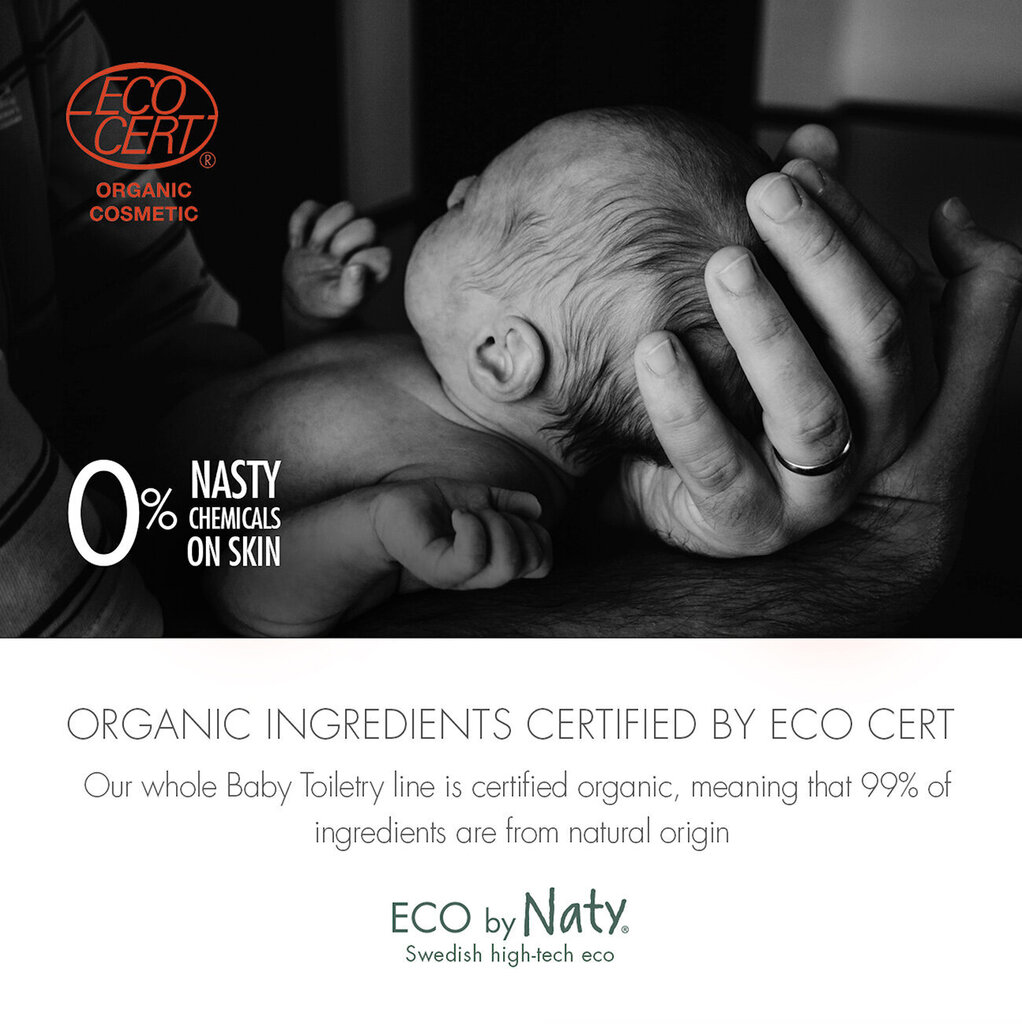 Plaukų šampūnas kūdikiams Eco by Naty, 200 ml цена и информация | Kosmetika vaikams ir mamoms | pigu.lt