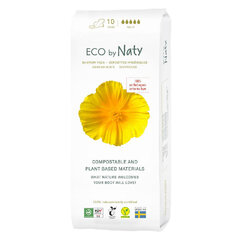 Ночные гигиенические пакеты Eco by Naty Night, 10 шт. цена и информация | Тампоны, гигиенические прокладки для критических дней, ежедневные прокладки | pigu.lt