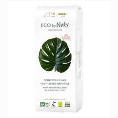 Higieniniai įklotai Eco by Naty Extra, 10 vnt. kaina ir informacija | Tamponai, higieniniai paketai, įklotai | pigu.lt
