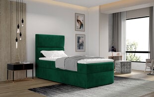 Кровать NORE Arco 05, 90x200 см, зеленая цена и информация | Кровати | pigu.lt