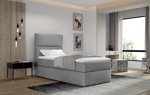 Кровать NORE Arco 09, 90x200 см, серая цена и информация | Кровати | pigu.lt