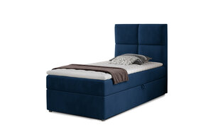Кровать Nore Rivia 06, 90x200 см, синяя цена и информация | Кровати | pigu.lt