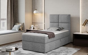 Кровать Nore Rivia 12, 90x200 см, серая цена и информация | Кровати | pigu.lt